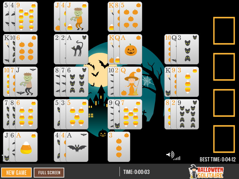 Halloween Shamrocks Solitaire