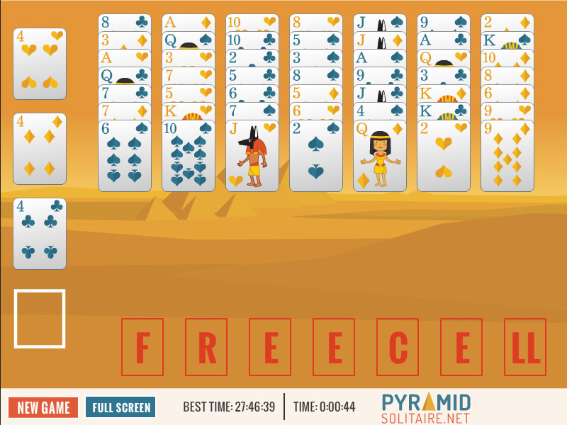 Egyptian Penguin Solitaire