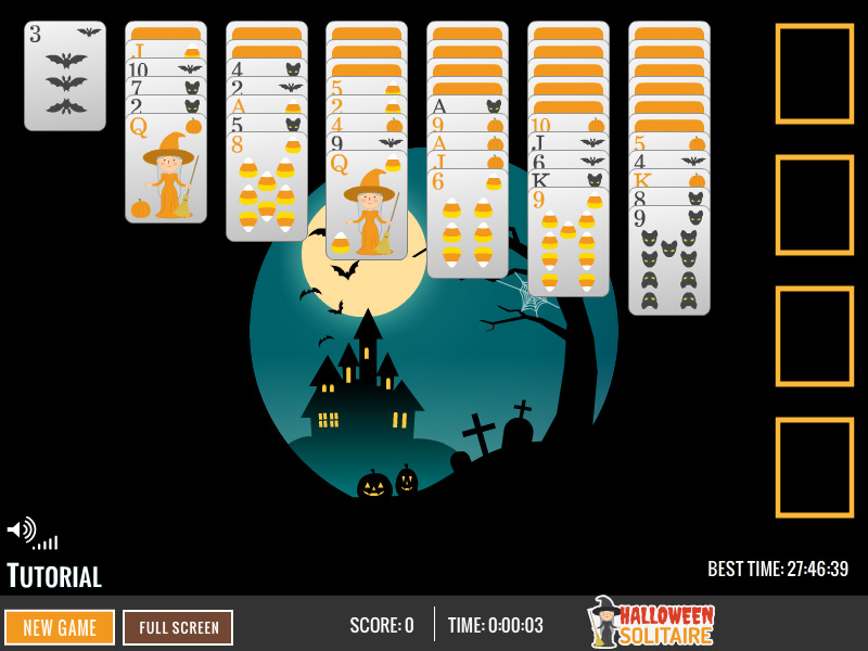 Halloween Yukon Solitaire