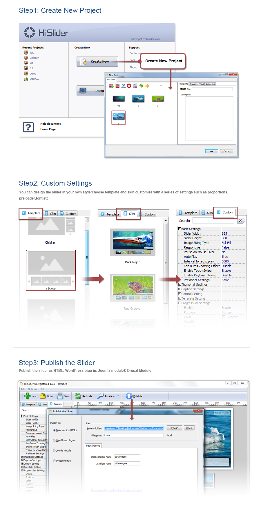 Free Wordpress jQuery ui Slider Maker