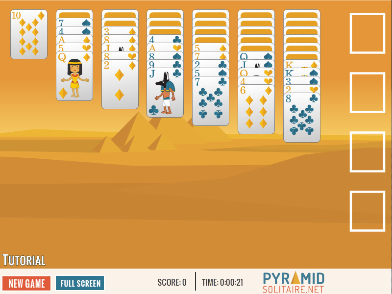 Egyptian Yukon Solitaire