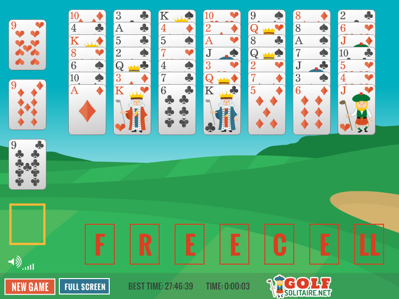Golfer Penguin Solitaire
