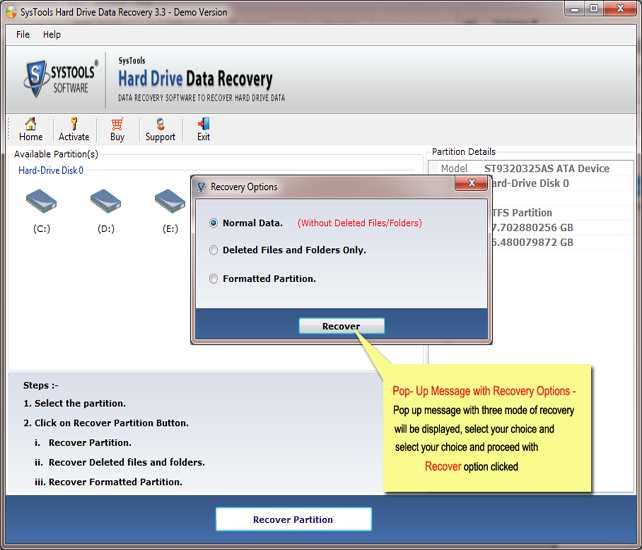 Recover Windows Hard Disk Data