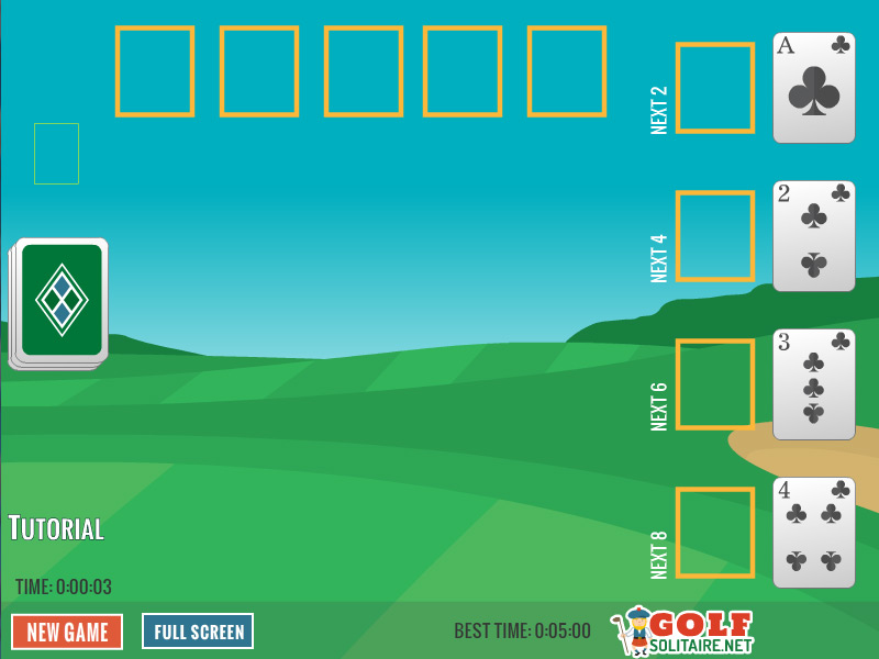 Golfer Calculation Solitaire