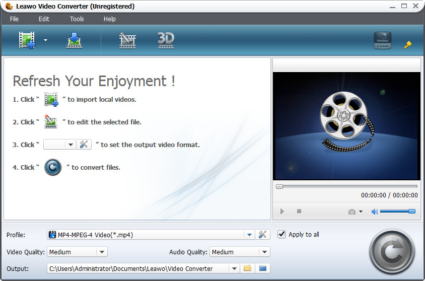 Leawo AVI to VOB Converter