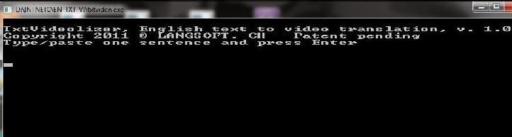 TxtVideolizer: English text-to-video MT