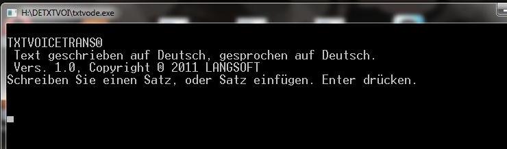 German text-to-voice MT