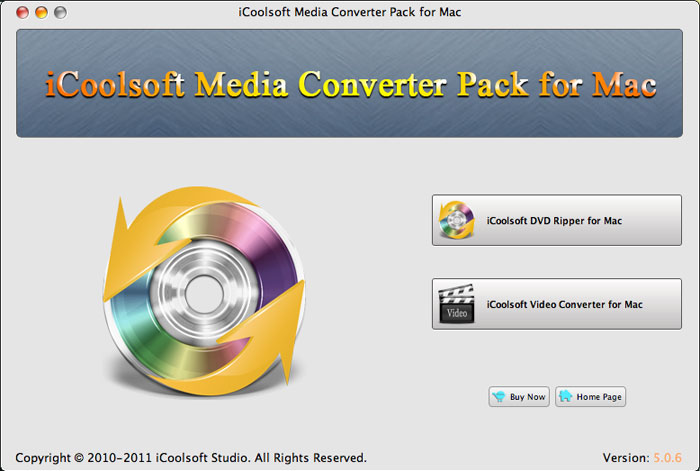 iCoolsoft Media Converter Pack for Mac
