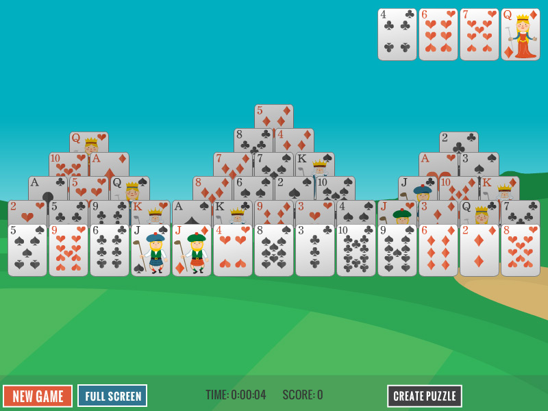 Golfer Giza Solitaire