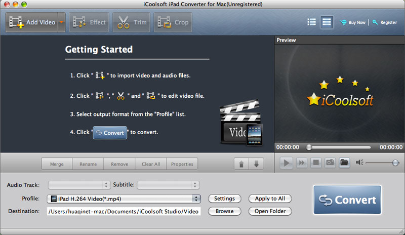iCoolsoft iPad Converter for Mac