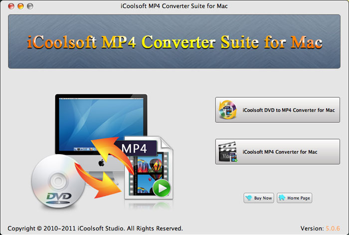 iCoolsoft MP4 Converter Suite for Mac