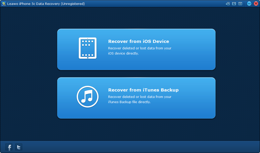 Leawo iPhone 5c Data Recovery