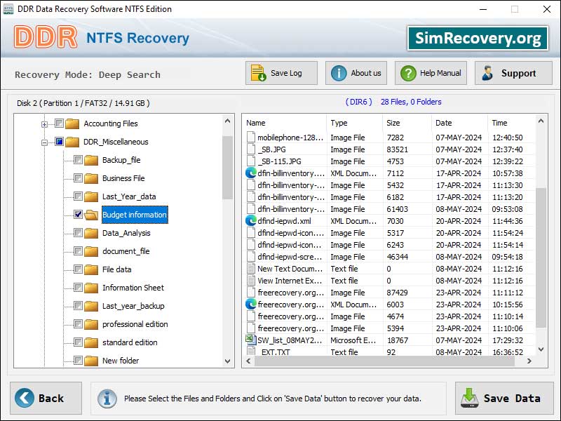 Restore NTFS Partition