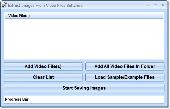 Extract Images From Video Files Software