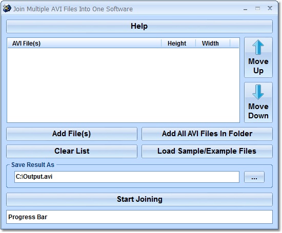 Join Multiple AVI Files Into One Software