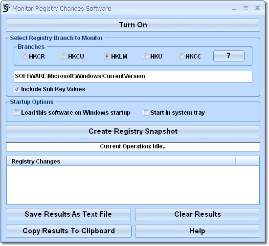 Monitor Registry Changes Software