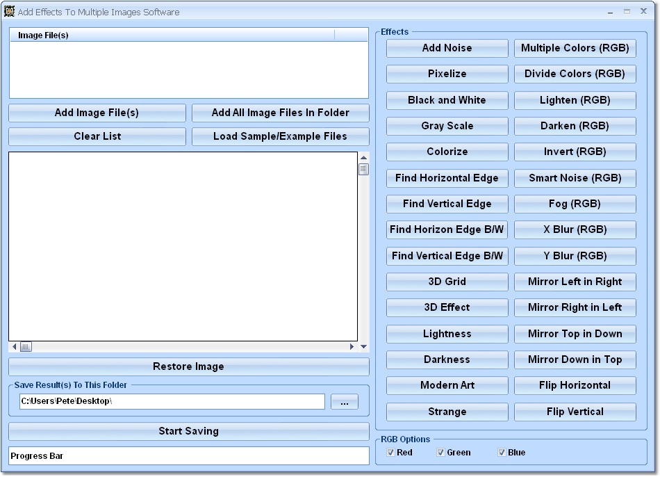 Add Effects To Multiple Images Software