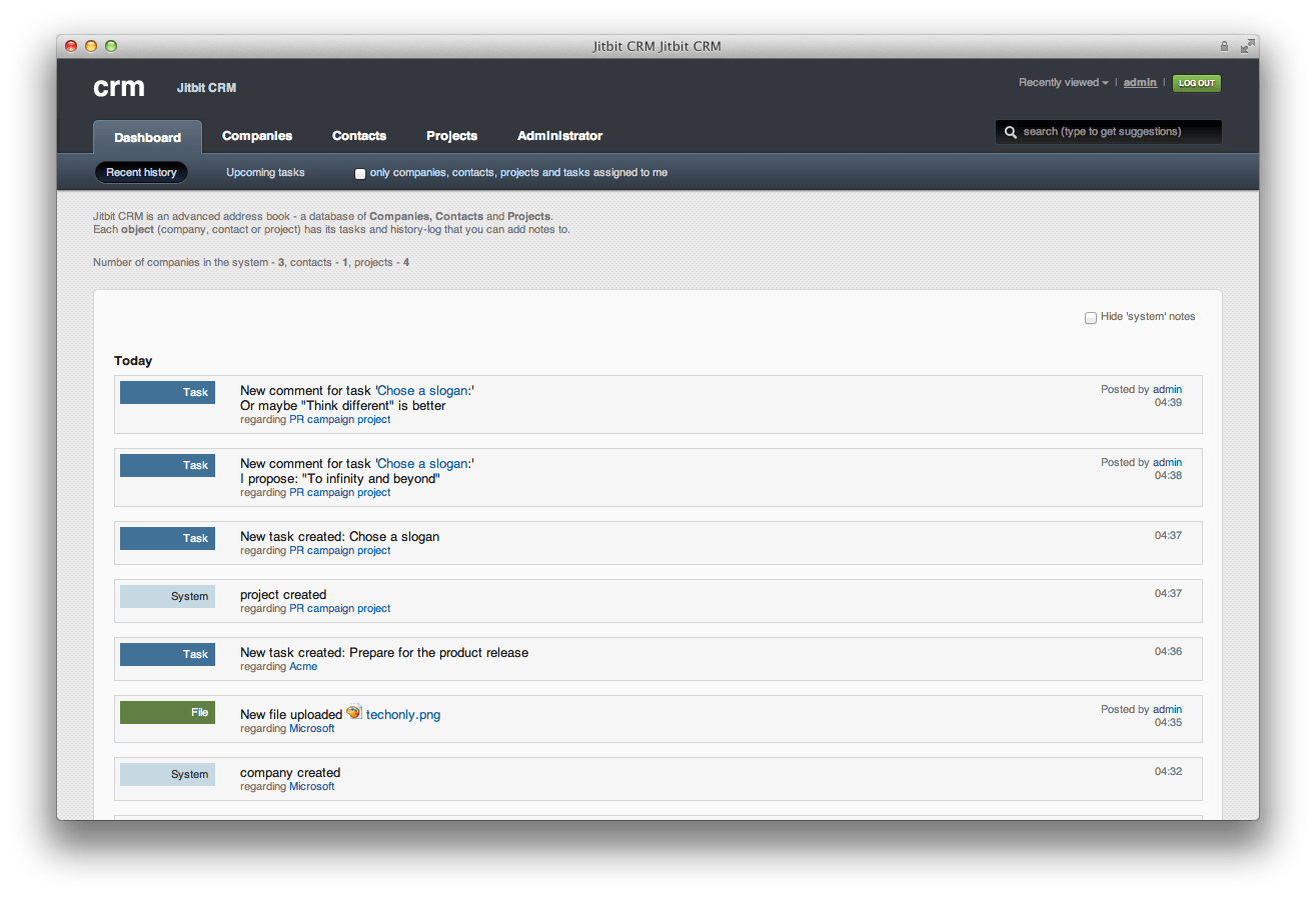 Jitbit SaaS CRM