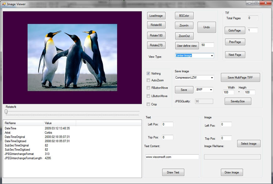 Viscomsoft .Net Image Viewer SDK