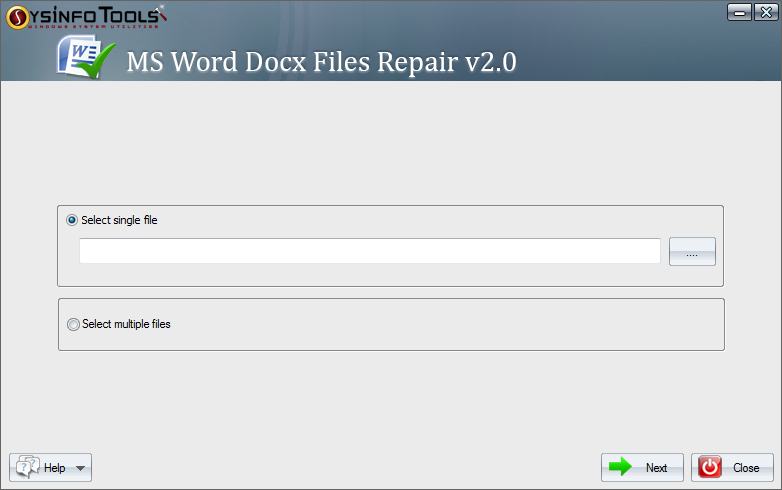 SysInfoTools MS Word DOCX Recovery