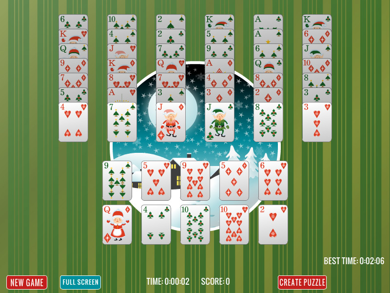 Christmas Columns Solitaire