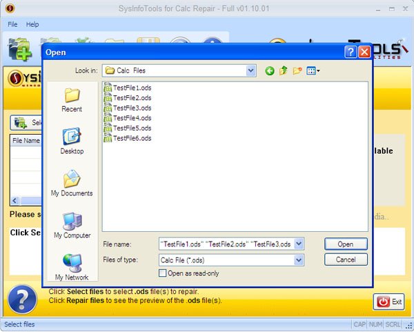 SysInfoTools OpenOffice Calc Repair