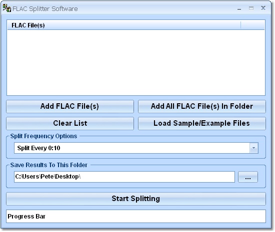 FLAC Splitter Software