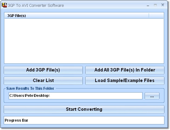 3GP To AVI Converter Software