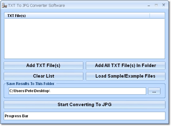 TXT To JPG Converter Software