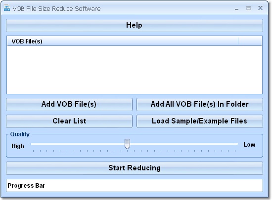 VOB File Size Reduce Software