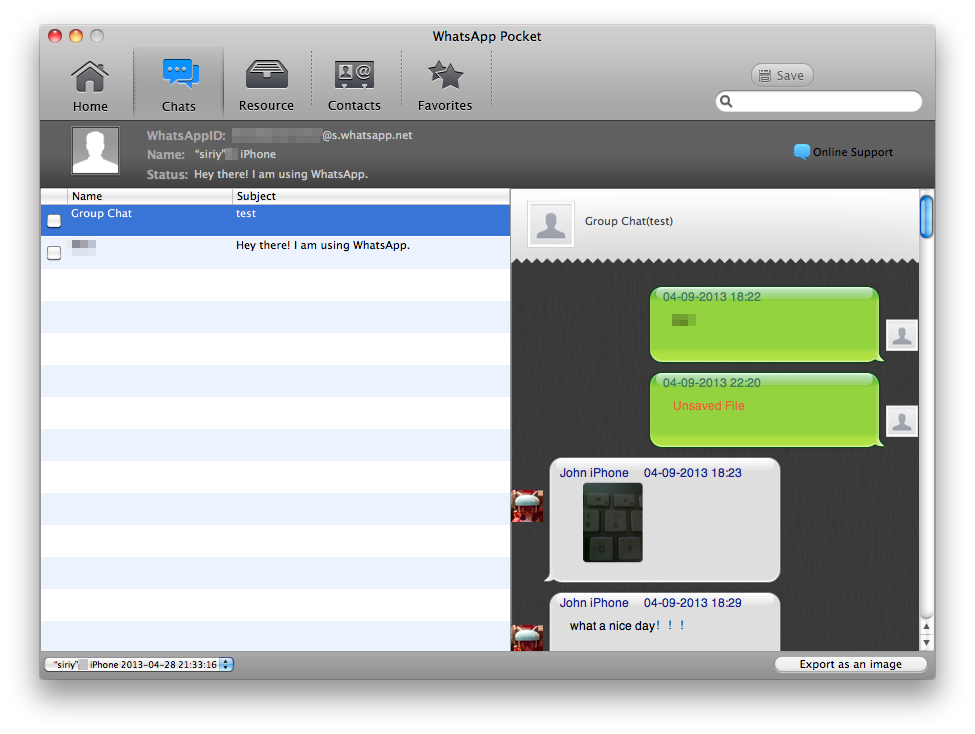 WhatsApp Pocket for Mac