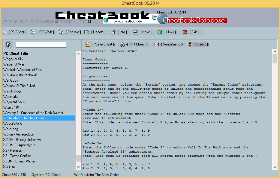 CheatBook Issue 06/2014