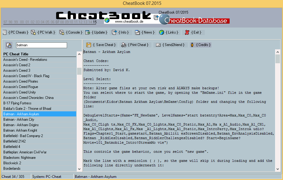 CheatBook Issue 07/2015