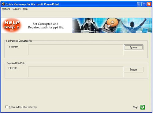 Power Point Recovery Software