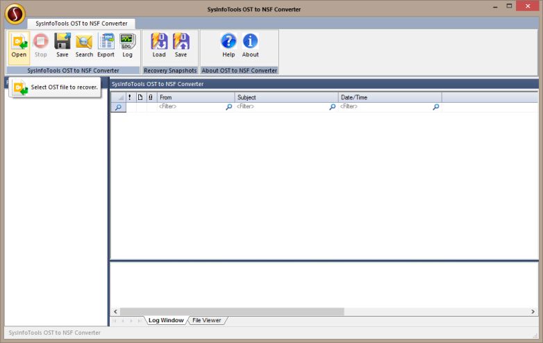 SysInfoTools OST to NSF Converter