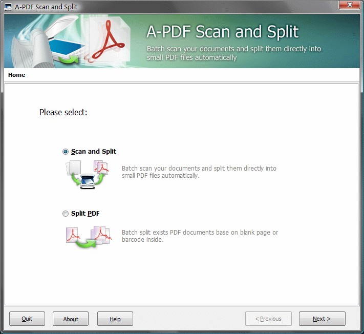 PDF Scan Split