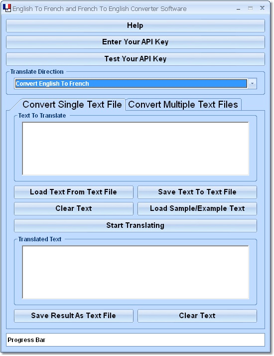 English To French and French To English Converter 