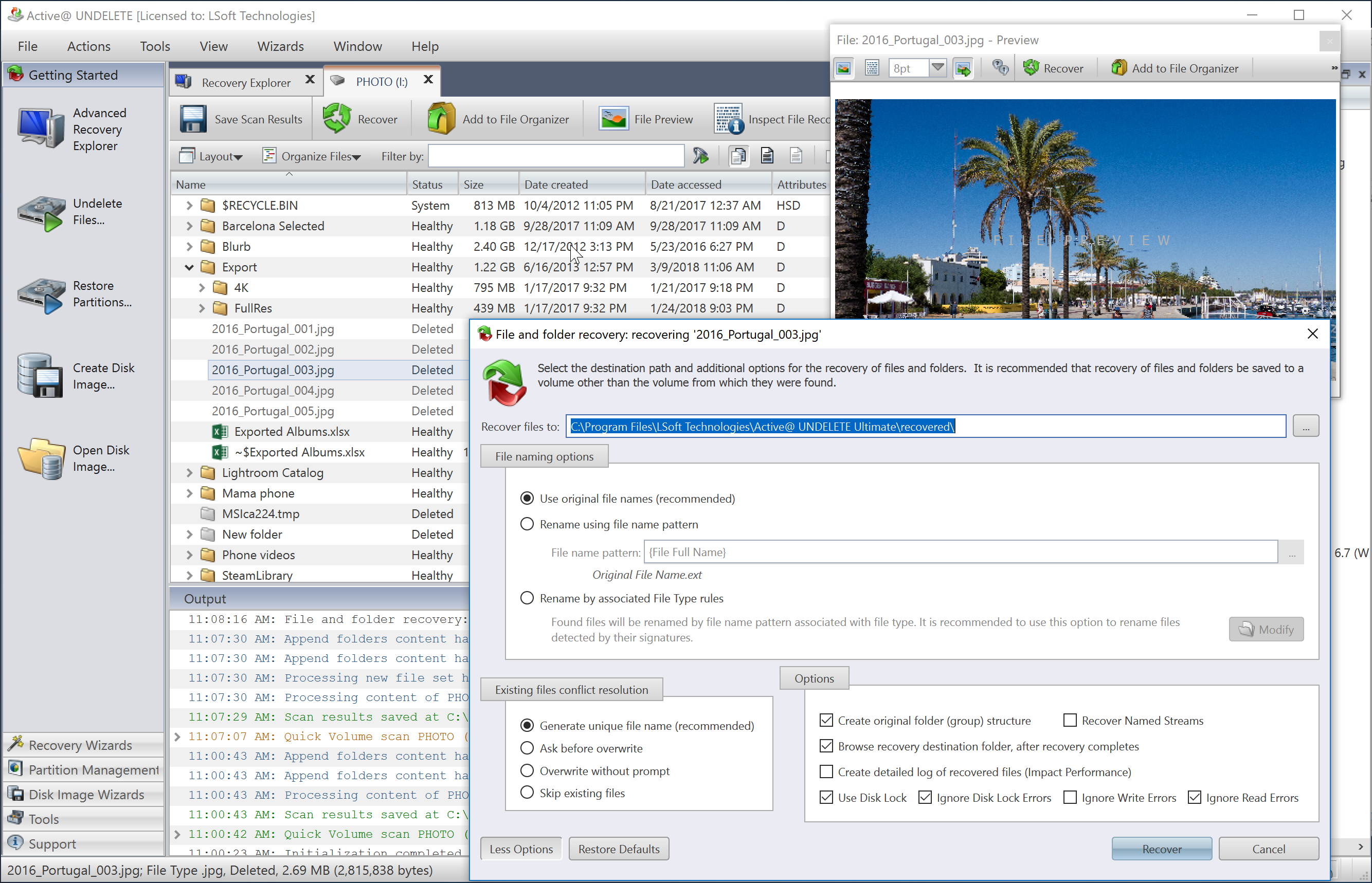 undelete files, undelete software, ntfs undelete, windows undelete, format data hard drive, data recovery software, recovery lost data