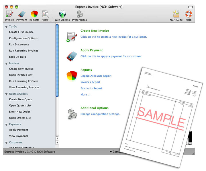 Express Invoice for Mac Free