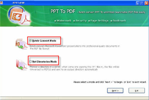 MS PPT to PDF transformer