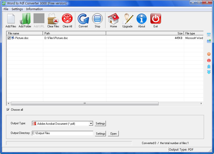 Microsoft Word to PDF Transfomer