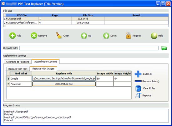 PDF Find and Replace