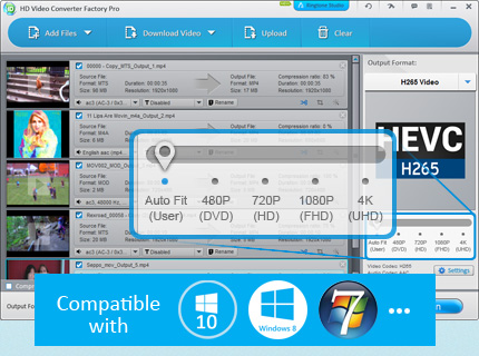 Free HD Video Converter Factory