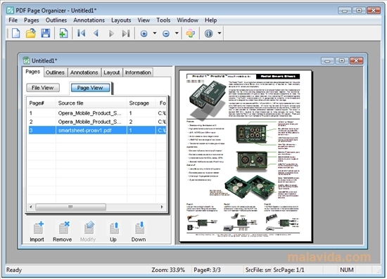 PDF Page Organizer