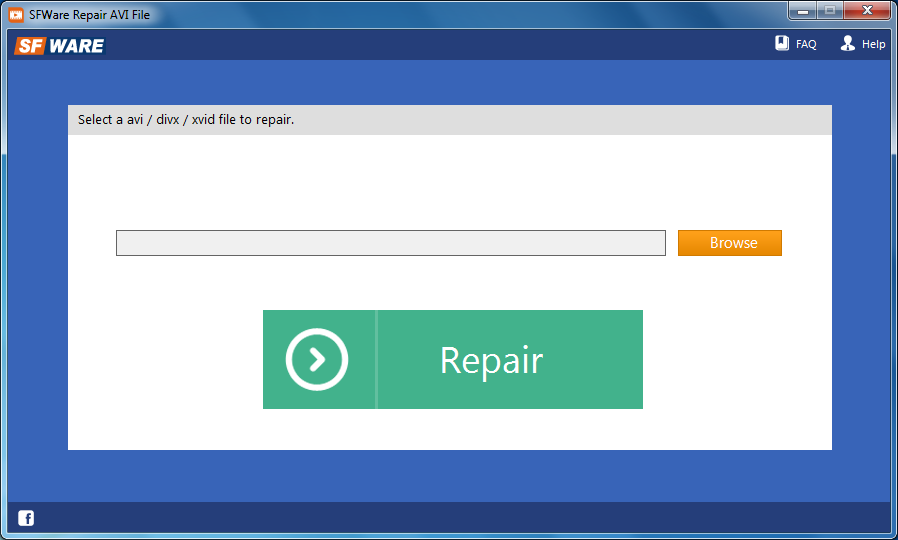 SFWare Repair AVI File