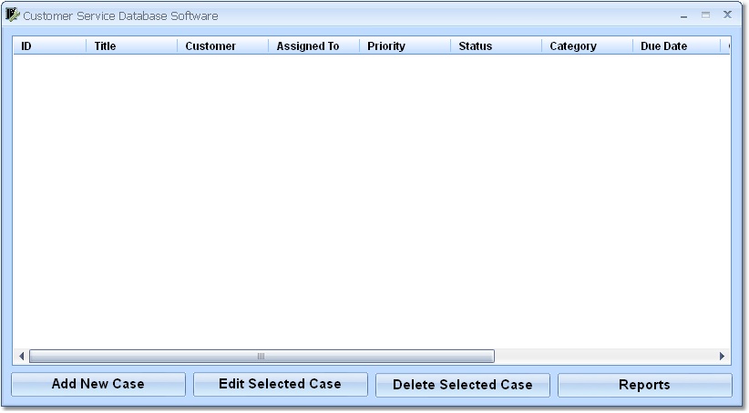 Customer Service Database Software