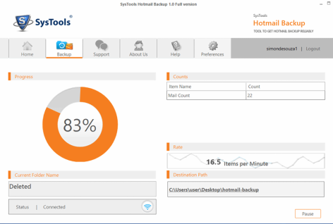 Export Hotmail Emails To PST