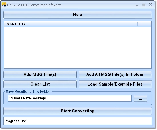 MSG To EML Converter Software