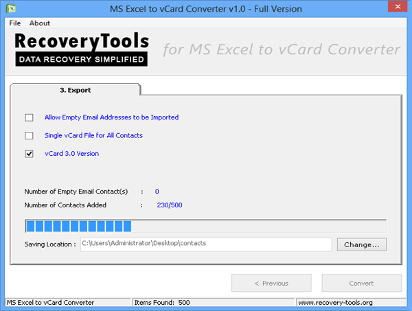 Excel Contacts to iCloud