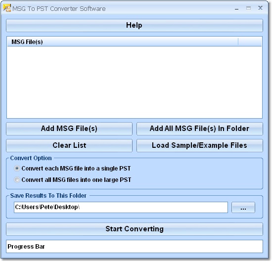 MSG To PST Converter Software